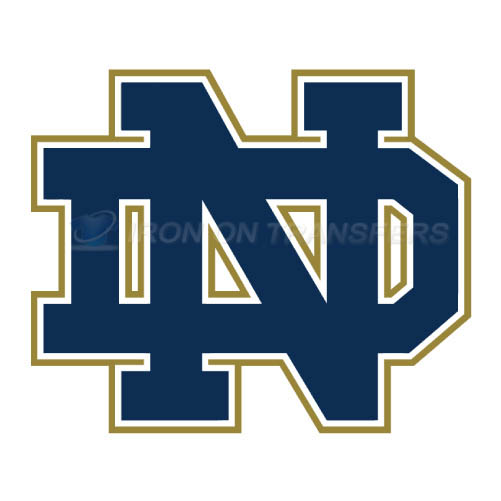 Notre Dame Fighting Irish Logo T-shirts Iron On Transfers N5725 - Click Image to Close